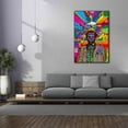 thumbnail image 4 of Epic Graffiti 'Psychedelic Abe' by Howie Green, Canvas Wall Art, 40"x60", 4 of 8