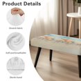 thumbnail image 6 of Whosucclay Starfish Beach Seashells Print Stretch Dining Bench Cover, Wear Resistant Bench Slipcover Washable Bench Seat Protector Rectangle Bench Cover for Dining Room, Living Room, Bedroom, 6 of 7
