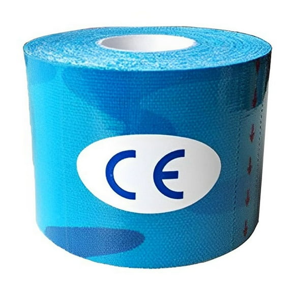 Naiovety Cinta elástica impermeable para deportes de kinesiología, cintas terapéuticas para el cuidado del dolor muscular, nuevo Accesorios para máquinas de ejercicios camuflaje 2.5 cm x 5 m