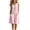 #0089-Pink, variant on Womens Striped Sleeveless Romper Shorts V Neck Button Down Summer Casual Jumpsuit Shorts with Pockets