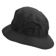 thumbnail image 2 of Breast Cancer Ribbon Survivor Embroidered Big Size Water Repellent Microfiber Golfer Hat - Black 2XL-3XL, 2 of 5