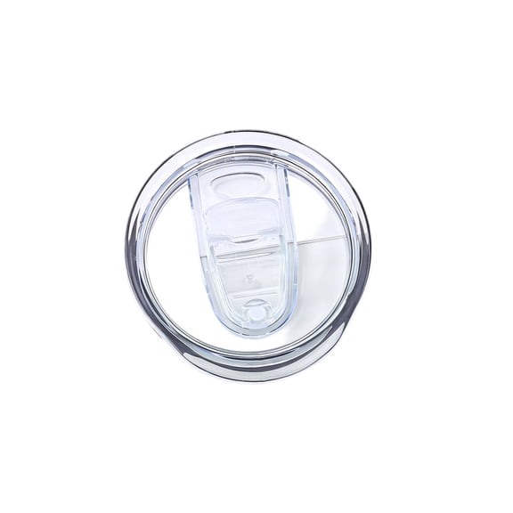 ACDANC 2 Replacement Lids for Stainless Steel Tumbler Travel Cup,2.61 to 2.95 INCH Cup Mouth Compatible with Rambler and More Tumbler Cups,Spill Proof Splash Resistant Sliding Covers (20 OZ)