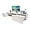 White, variant on Wall Mounted Desk, Floating Wall Organizer with Pull Out Drawer, 15.5" D x 60" W x 9.5" H, Space-Saving Wall Organizer Computer Desk for Home Office (Black)