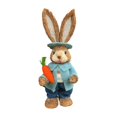 thumbnail image 4 of Estatuilla de Conejo Perfecl Conejo de Pascua de paja, 4 of 8