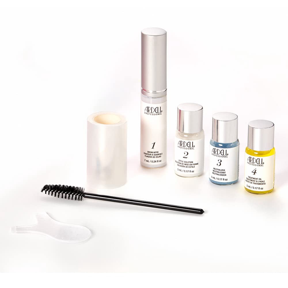 Ardell Brow Lamination Kit, Waterproof Brow Lamination Set with Perming, Setting Solutions, and Nourishing Oil