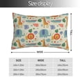 thumbnail image 2 of Kdxio Cotton Pillow Cases 14"x20" Pillowcases,Soft and Breathable Bedroom Pillow Cases-Jungle Animals-No Pillow Core, 2 of 5