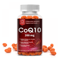 thumbnail image 1 of Cápsulas vegetarianas de coenzima Q10 COQ10 de 200 mg, sin gluten, 120 unidades, 1 of 5