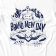 thumbnail image 3 of Marvel Spider-Man Brand New Day Men's Hulk & Spidey Line Web Art T-Shirt (Bright White, S-XXXL), 3 of 4