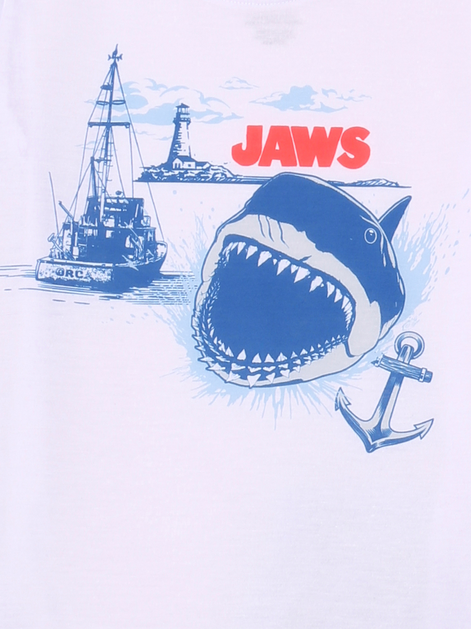 Jaws Boys Short Sleeve T-Shirt and Shorts Pajama Set, 2-Piece, Sizes 4-12 - image 3 of 3