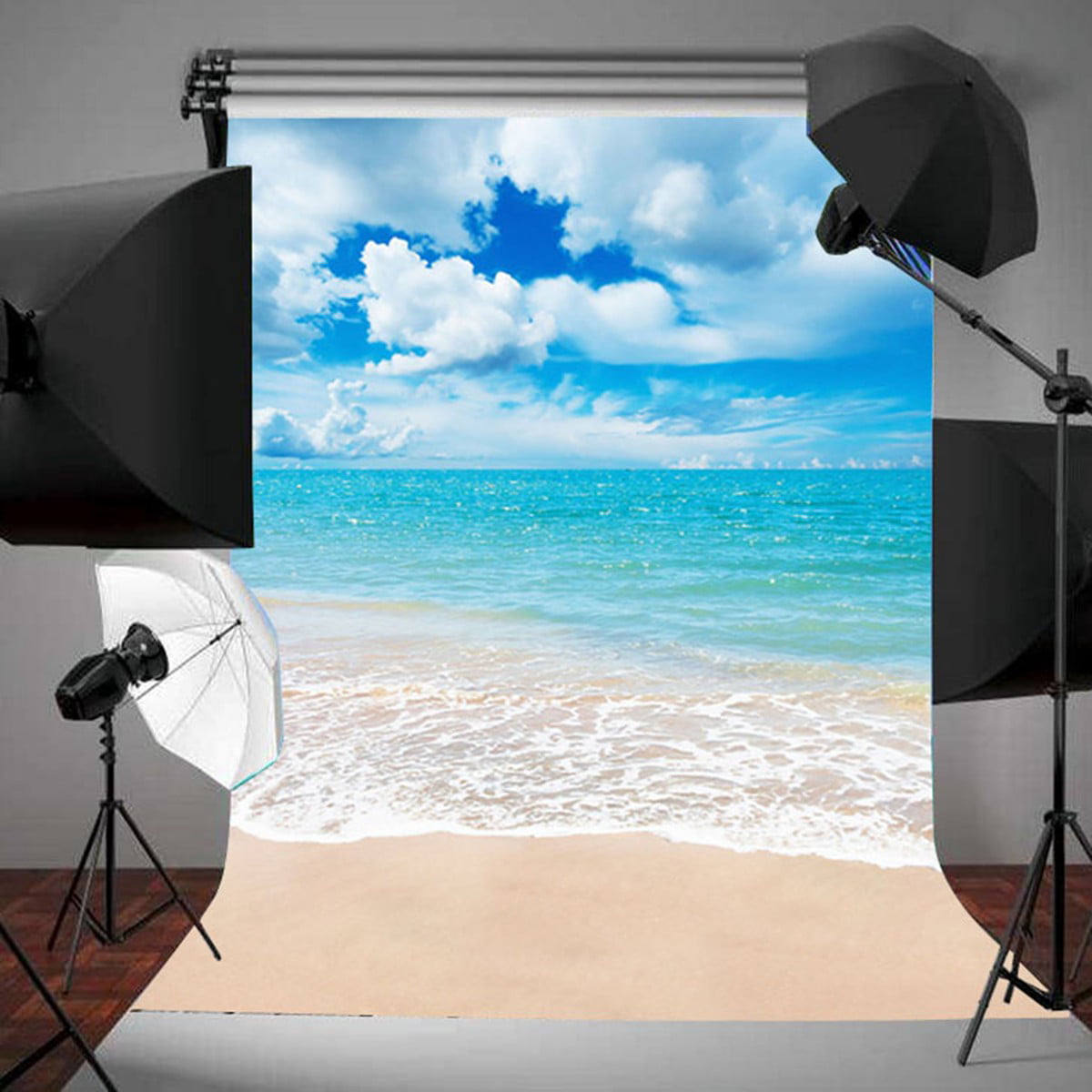Sea Beach Shell Backdrops Photographic Scenery Photography Background Party Photo Video Studio Props Blue Photographic Backdrop Photo Studio Background Photographic Indoor Backdrops Photo Studio
