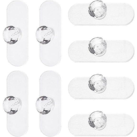 20 pc Acrylic Jewelry Display Hook Rectangle Clear 2.3x6.55x1.7cm