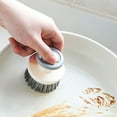 thumbnail image 4 of TEHAUX 4Set Ergonomic Dish Scrub Brush for Household Use in Plastic, 4 of 8