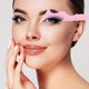 thumbnail image 2 of Multi-function Eyeliner Stencil Lipstick Makeup Tool Silicone Mascara Applicator Silicone Eyeliner Aid, 2 of 3