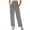 Gray(NEW&HOT), variant on No Boundarie Womens High Waisted Wide Leg Pants with Pockets Button Up Pleated Front Loose Fit Flowy Pull On Casual Summer Trousers Brown Size XL