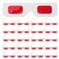 thumbnail image 2 of 50 gafas 3D para películas en casa, gafas rojas, regalo del día de San Valentín para niños, divertidos recuerdos de fiesta de arcoíris, ideales para noches de cine y eventos especiales, 2 of 8