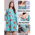 thumbnail image 4 of Pinspark Open Back Hospital Gowns for Women Post Shoulder Surgery Tear Away Snap Chemo Port Adaptive Clothing with Pockets, 4 of 6