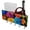 Multicolor 2, variant on PhooArto Key Holder for Wall Decorative with 5 Key Hooks, Colorful Dog Paw Footprint Pattern Holders Wall Mount Organizer with Mail Key Rack, Self Adhesive