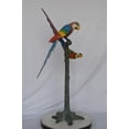 thumbnail image 6 of Nifao Two parrots on a tree bronze statue – Garden Outdoor Decor Sculpture, 16"L x 22"W x 52"H, 6 of 11