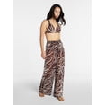 thumbnail image 2 of Time and Tru Women's and Women's Plus Wide Leg Coverup Pants, Sizes XS-3X, 2 of 5