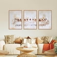 thumbnail image 4 of Jesus Last Supper Framed Canvas Wall Art Set, Christian Twelve Apostle Wall Decor, Bible Renaissance Wall Painting, Religious Picture Art Print for Living Room, Bedroom, Church, Large 16"x24"x3, 4 of 6