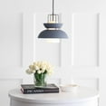 thumbnail image 6 of JONATHAN Y Paul 11" Farmhouse Metal LED Pendant, Gray, 6 of 9