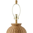 thumbnail image 2 of Livabliss 26" 1-Light Cottage Brown Rattan Table Lamp with White Linen Shade, 2 of 5
