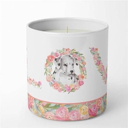 Dalmatian Style 2 LOVE 10 oz Decorative Soy Candle