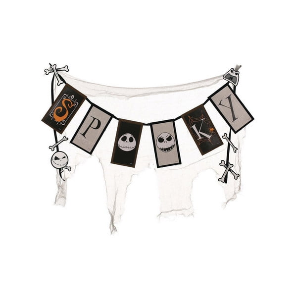 The Nightmare Before Christmas Spooky Cheesecloth Banner ...