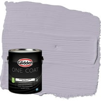 Glidden One Coat Cloudberry / Purple Flat Interior Paint with Primer, 1 Gallon