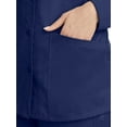 thumbnail image 5 of Purple Label Classic Fit by Healing Hands Women's Daisy Snap Warm Up Solid Scrub Jacket, 5 of 10