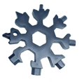thumbnail image 4 of Porte-clés de Neige Combinaison Acier Inoxydable Forme de Neige Extérieur Portable Flocon de Neige Multi-Outils Clés, 4 of 8