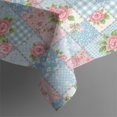 thumbnail image 5 of Pioneer Flower Floral Print Pattern Square Tablecloth, Waterproof Wipeable Spillproof Washable Table Cover for Home Kitchen Party Decor, 60"x60", 5 of 6