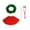 C, variant on Goose Statue Decor Clothing Set,Porch Goose Outfit,23" Removable Hat Scarf Necklace Dress Accessory Suit for Outdoor Garden Scene Decoration,Red