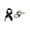 C, variant on Holy Spirit Dove Pin Funeral Favors, Awareness Ribbon Forever in Our Hearts Memorial Pin Mourning Remembrance Gift for Loss of Loved One, Memorial Gift, Black