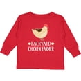 thumbnail image 3 of Inktastic Backyard Chicken Farmer Boys or Girls Long Sleeve Toddler T-Shirt, 3 of 5