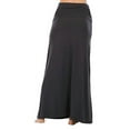 thumbnail image 4 of Sweet Hearts Maxi Skirt for Women- Foldover High Waist Long Flare A-Line Skirt Maxi Dress XS-XL Made in USA, 4 of 6