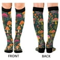 thumbnail image 4 of FORMRS Womens Knee High Socks Casual Long Thick Travel Daily Wear, 1 Pair, Orange Mushroom, 4 of 6