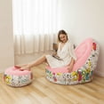 thumbnail image 5 of Sofá inflable flocado, sillón cama para el almuerzo, sillón combinado con pedales, sillón reclinable plegable para ocio y ocio, 5 of 5