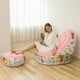 thumbnail image 5 of Sofá inflable flocado, sillón cama para el almuerzo, sillón combinado con pedales, sillón reclinable plegable para ocio y ocio, 5 of 5