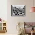 thumbnail image 3 of Historic Framed Print, A busy market at Agboville, Ivory Coast, 17-7/8" x 21-7/8", 3 of 9