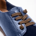 thumbnail image 4 of Viluyesy Womens Oxfords Lace-up Round Toe Comfortable Breathable Lightweight Casual Walking Work Flats Blue Size 5.5, 4 of 6