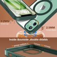 thumbnail image 4 of Funda magnética BESINPO para iPhone 11, con protector de pantalla de vidrio templado, compatible con MagSafe, protección total de 360 grados, a prueba de golpes y de grado militar, para iPhone 11, 4 of 8