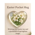 thumbnail image 2 of Tdxkok Easter Pocket Heart Ornament themed Greeting Card Mini Decor Spring Holiday Gift Accessory Easter Home Decor, 2 of 2