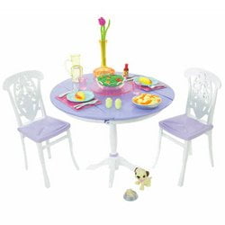 barbie table set