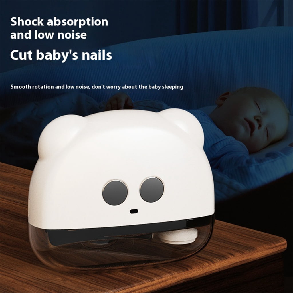 2 in 1 Automatic Electric Nail Clippers Nail File Toenail Trimmer for Kids