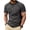 Dark Gray, variant on Men's Short Sleeve Workout T-Shirt Athletic Raglan Tee Moisture Wicking Quick Dry Performance Top for Training Hiking Daily Wear