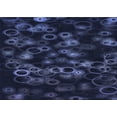 thumbnail image 1 of Ahgly Company Machine Washable Indoor Rectangle Transitional Deep Periwinkle Purple Area Rugs, 4' x 6', 1 of 7