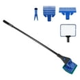 thumbnail image 3 of AMERTEER 5 In 1 Fish Tank Aquarium Cleaning Tool Glass Brush Plant Fork Algae Scraper Fishnet Cleaner Kit 40cm, 3 of 8