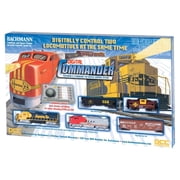 Bachmann Trains HO Scale Digital Commander Santa Fe جاهز للتشغيل مع GP40 و FT Diesel Locomotives Electric Model Train Set