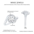 thumbnail image 5 of Lab Created 1 Carat Diamond Engagement Ring - EF-VS Quality - Ideal For Gift, 14K White Gold, US 12.50, 5 of 8